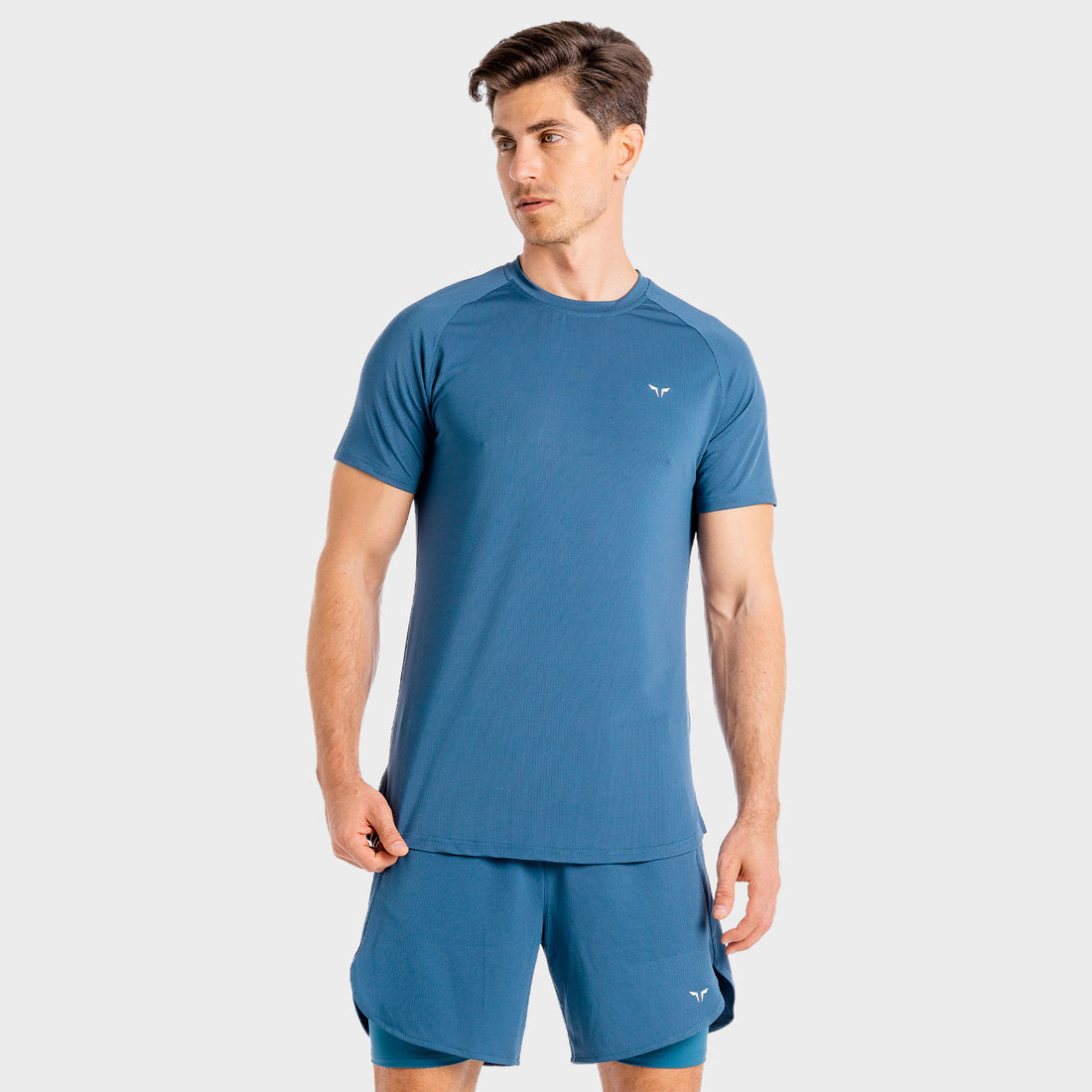 CORE MESH TEE - SLATE